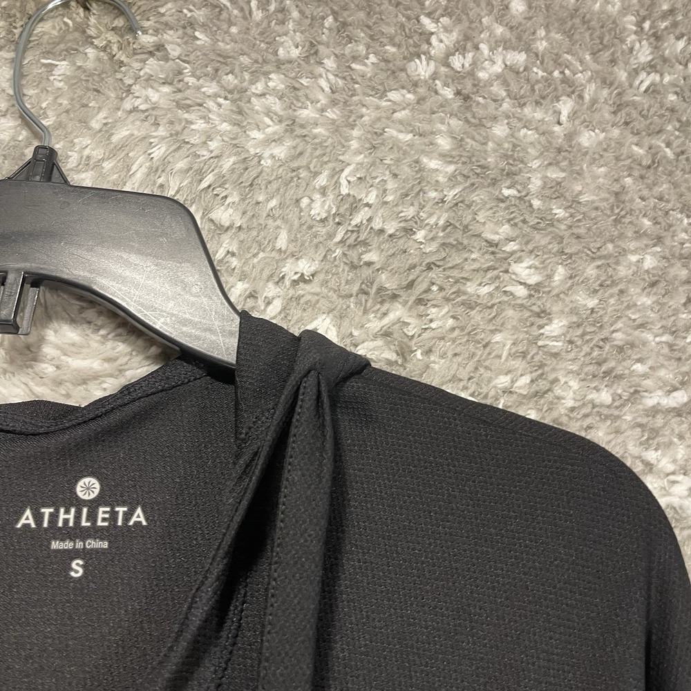 Athleta Wick It Wader Hoodie Cover Up Dress Mesh S Vacation Pockets - Picture 5 of 11